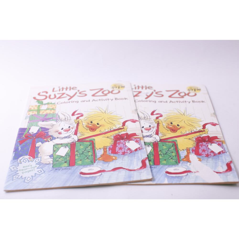 Little Suzy's Zoo, Coloring and Activity Book, Lot, FLAWED, 2006 ~ 250811-WH 50